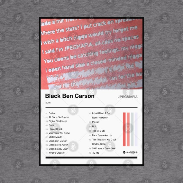 Black Ben Carson Tracklist by fantanamobay@gmail.com